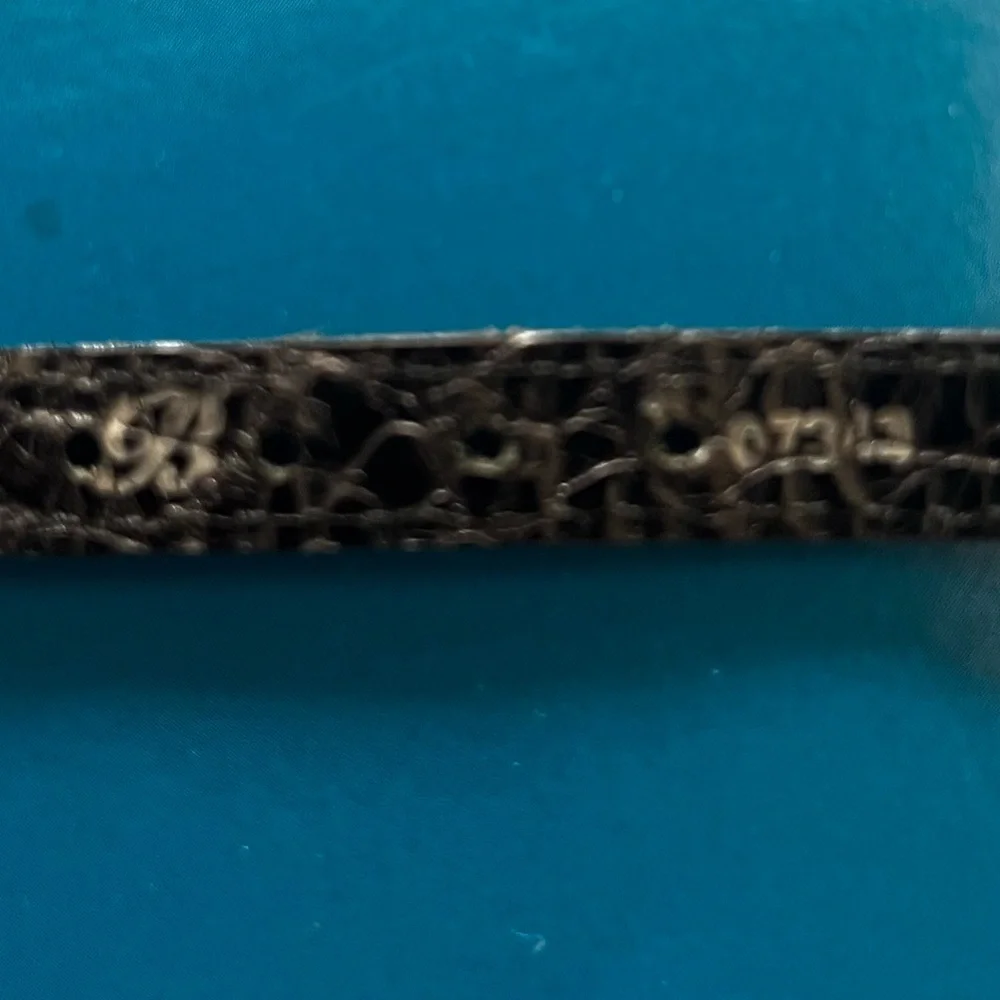 Brighton Leather And Silver Buckle Bracelet 07343 - Picture 4 of 7